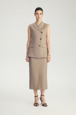 Four Seasons Wool Tailored Skirt