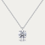 Soi Solitaire Diamond Necklace Round