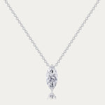 Soi Solitaire Marquise Cut Diamond Necklace