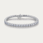 Lab-Grown Round Brilliant Cut Diamond Tennis Bracelet