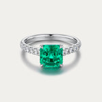 Soi Éternel Square Emerald Ring