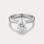 Soi Solitaire White Diamond Ring Drop