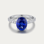 Soi Éternel Oval-Cut Sapphire Ring