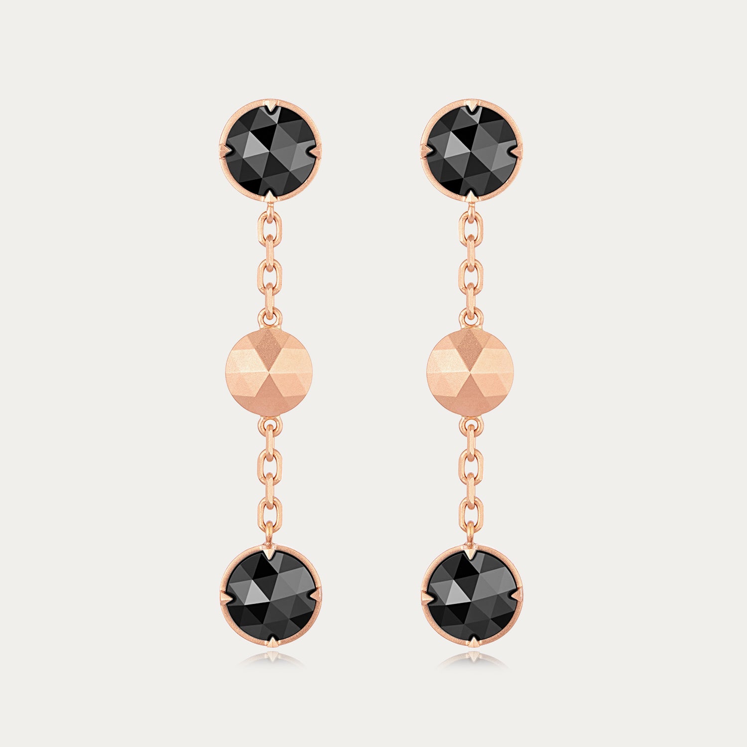 MIRA NOIR PREMIUM RIPPLE Earings