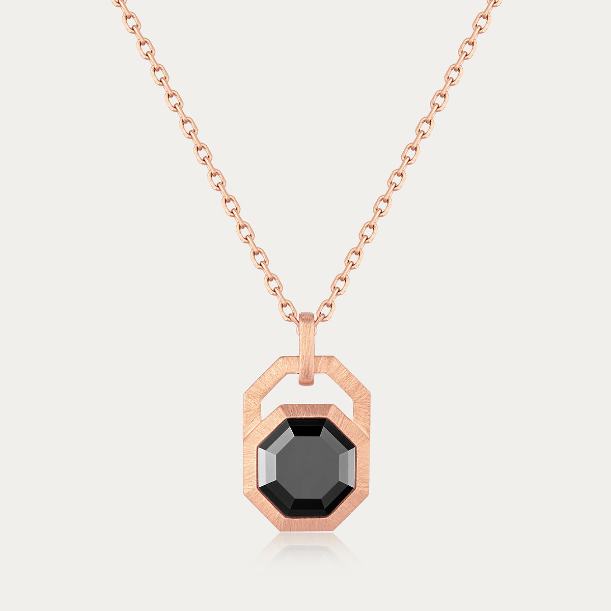MIRA NOIR GEOMETRY LOCK Pendant