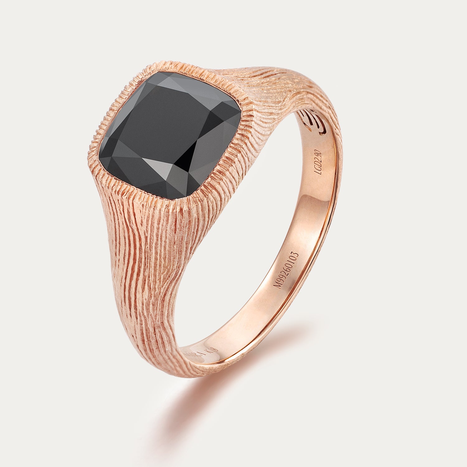 MIRA NOIR QUADRA Ring (Made to Order)