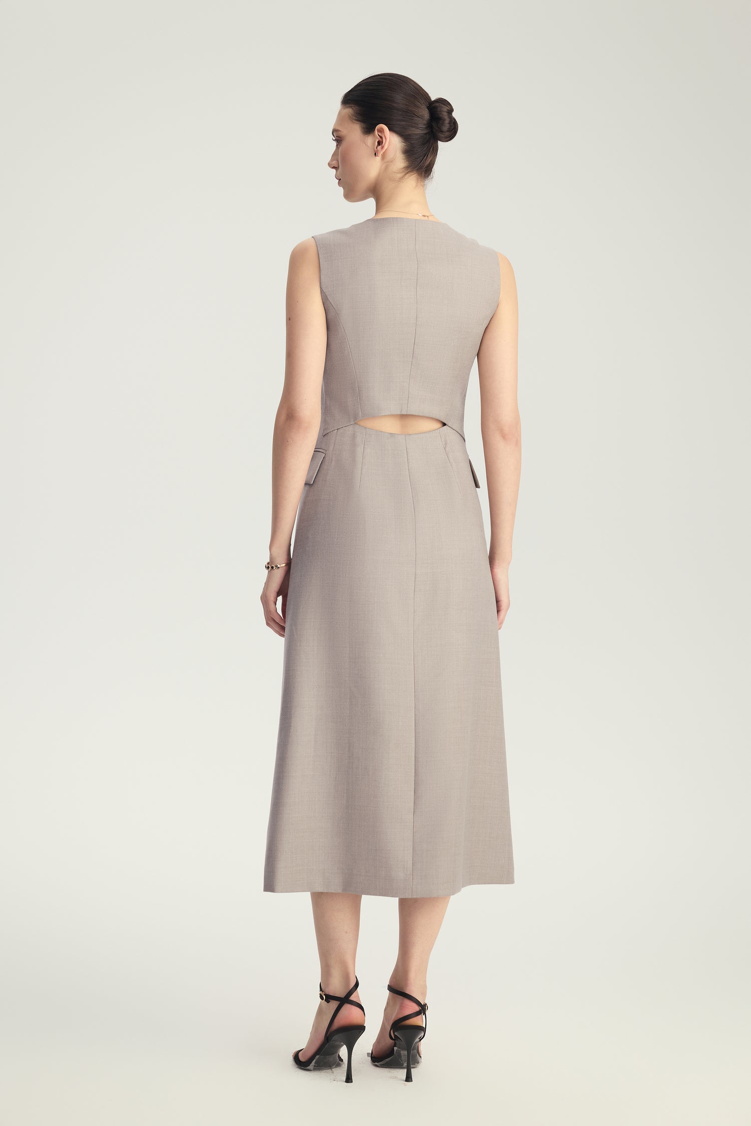 Four Seasons Wool Sleeveless Dress