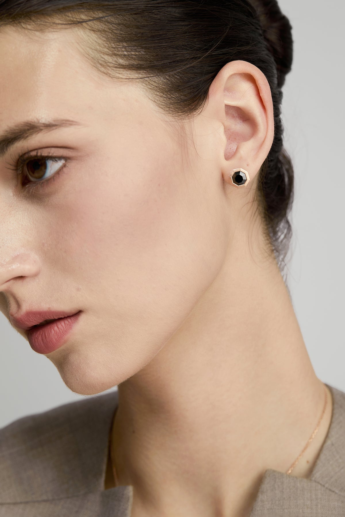 MIRA NOIR BLACK MIRROR Earings