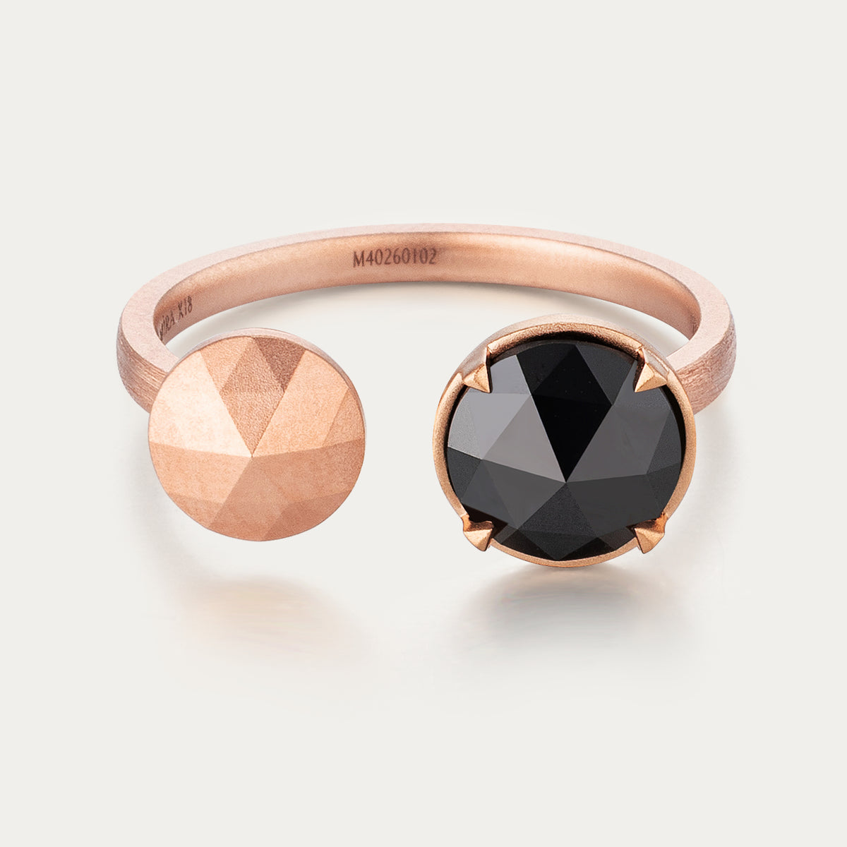 MIRA NOIR AMPHORA Ring