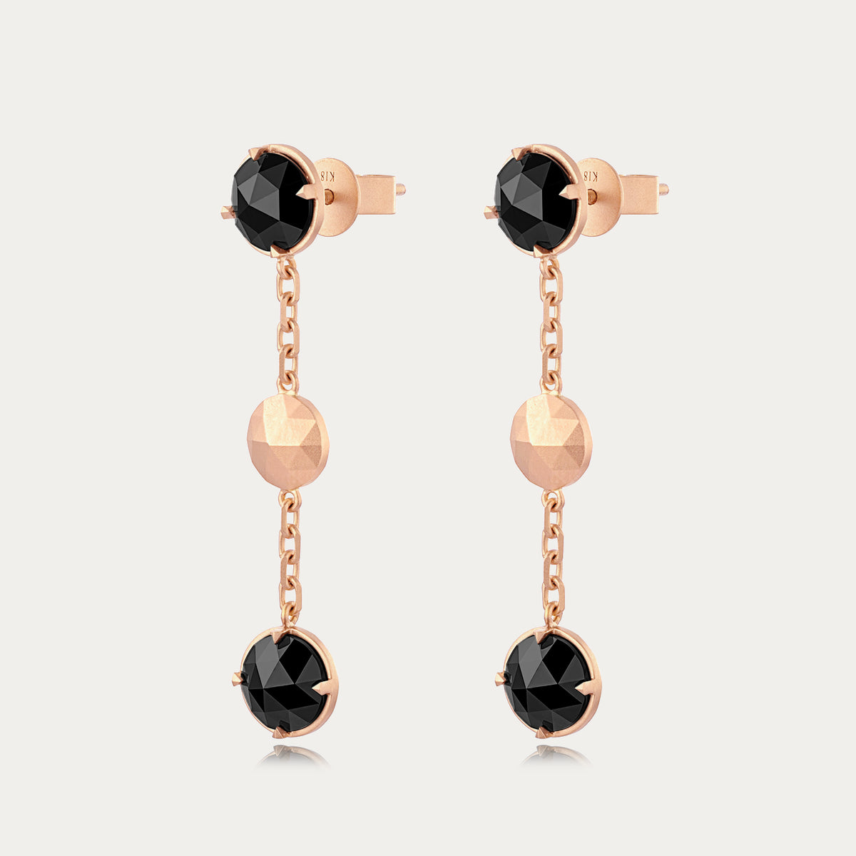 MIRA NOIR PREMIUM RIPPLE Earings
