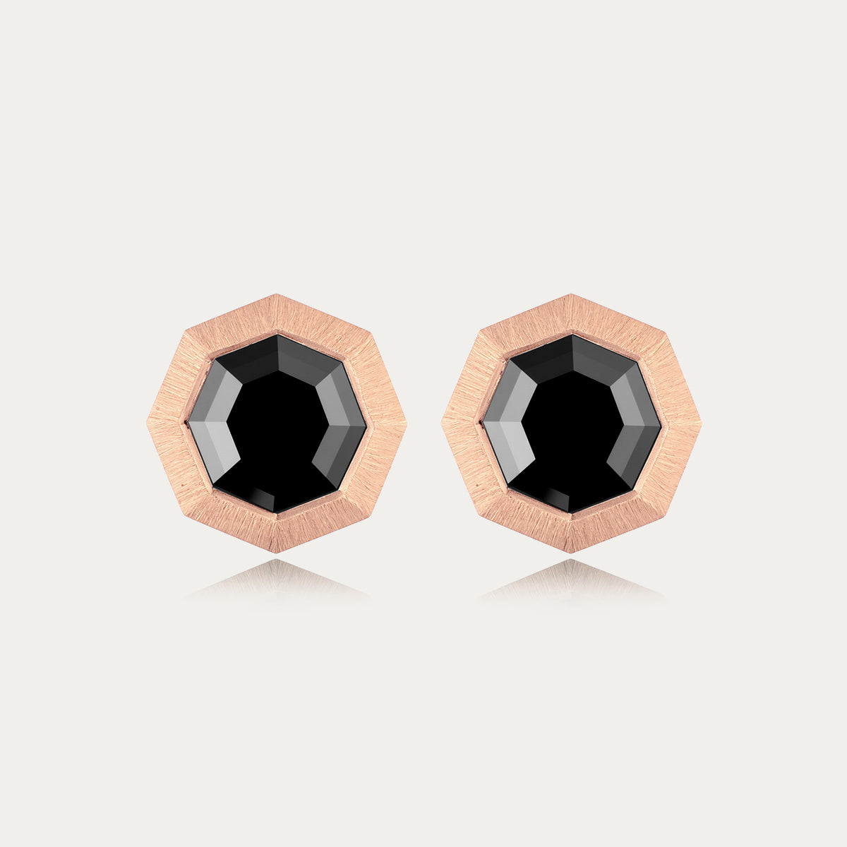 MIRA NOIR BLACK MIRROR Earings