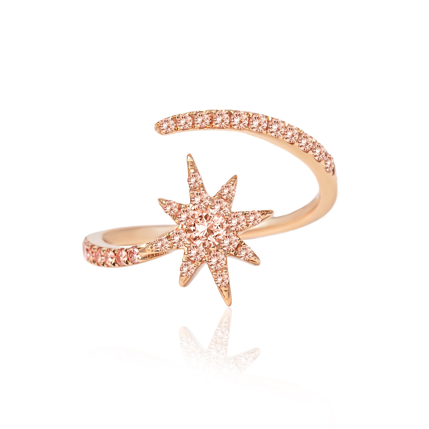 The MIRA Shooting Star Pinky Ring 